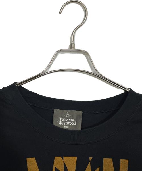 Vivienne Westwood（ヴィヴィアンウエストウッド）Vivienne Westwood (ヴィヴィアンウエストウッド) 半袖カットソー ブラック サイズ:48の古着・服飾アイテム