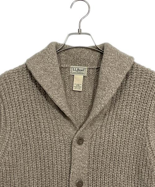 L.L.Bean（エルエルビーン）L.L.Bean (エルエルビーン) ニットカーディガン ベージュ サイズ:Mの古着・服飾アイテム