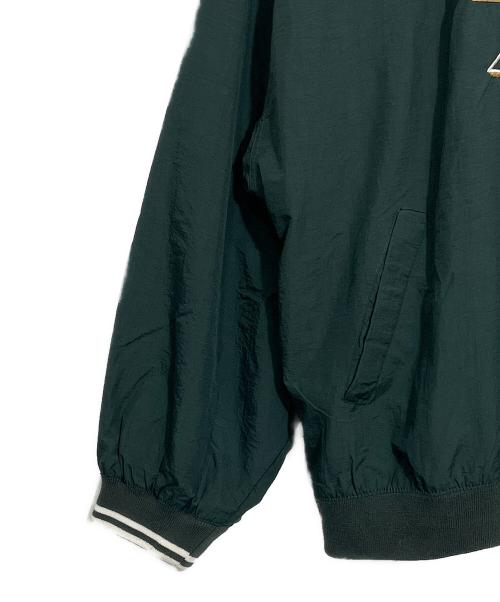 REEBOK（リーボック）REEBOK (リーボック) Vネックナイロンプルオーバー グリーン サイズ:XLの古着・服飾アイテム