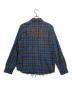AMIRI (アミリ) フランネルシャツ ブルー×ブラウン サイズ:M：25000円
