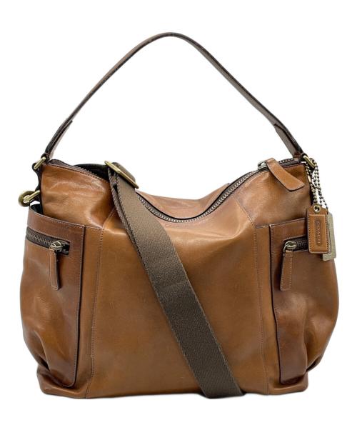 COACH（コーチ）COACH (コーチ) ショルダーバッグ ブラウンの古着・服飾アイテム