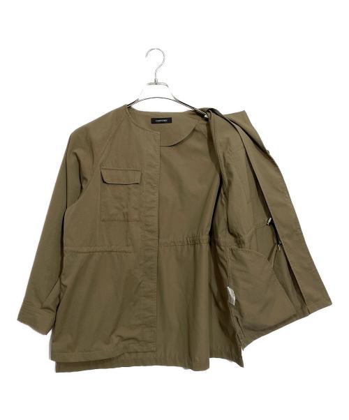 ourhome（アワホーム）ourhome (アワホーム) サファリジャケット オリーブ サイズ:FREEの古着・服飾アイテム