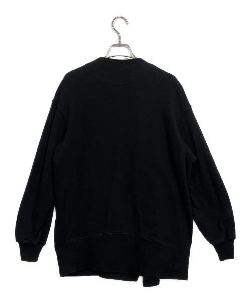 ZUCCA（ズッカ）ZUCCA (ズッカ) スェットライダースジャケット ブラック サイズ:Mの古着・服飾アイテム