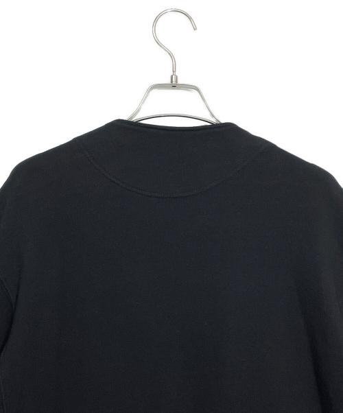 ZUCCA（ズッカ）ZUCCA (ズッカ) スェットライダースジャケット ブラック サイズ:Mの古着・服飾アイテム
