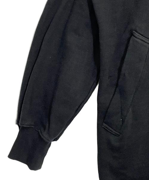 ZUCCA（ズッカ）ZUCCA (ズッカ) スェットライダースジャケット ブラック サイズ:Mの古着・服飾アイテム