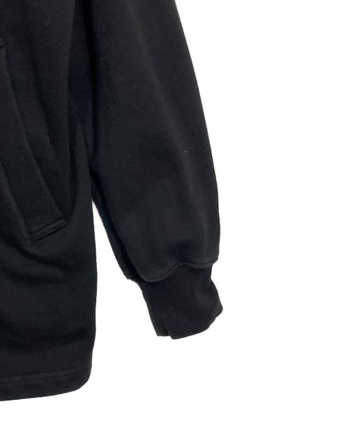 ZUCCA（ズッカ）ZUCCA (ズッカ) スェットライダースジャケット ブラック サイズ:Mの古着・服飾アイテム