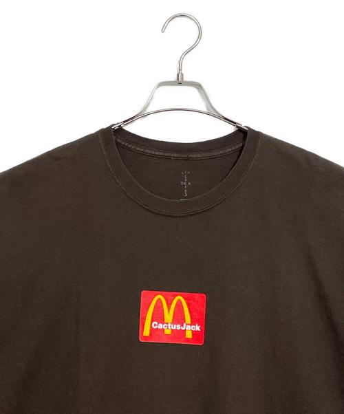 CACTUS（カクタス）CACTUS (カクタス) マクドナルド (マクドナルド) Tシャツ ブラウン サイズ:XLの古着・服飾アイテム