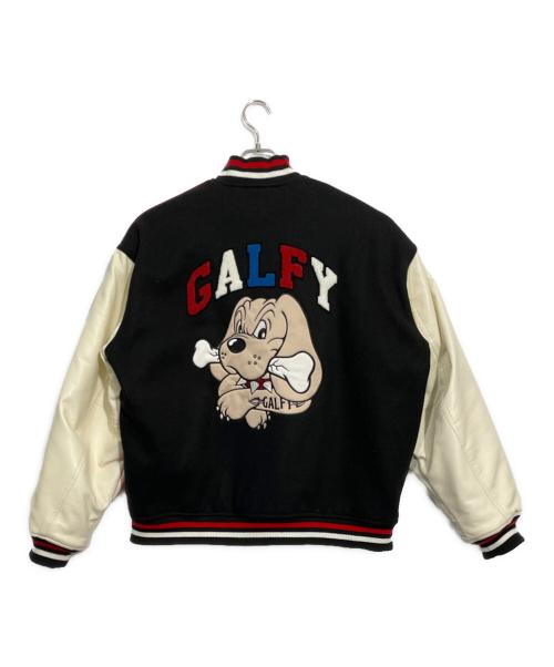GALFY（ガルフィー）GALFY (ガルフィー) スタジャン ブラックレッド×ホワイト サイズ:Lの古着・服飾アイテム