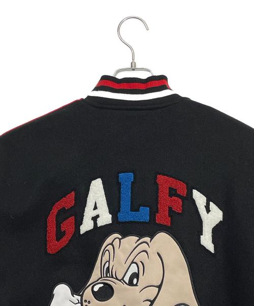 GALFY（ガルフィー）GALFY (ガルフィー) スタジャン ブラックレッド×ホワイト サイズ:Lの古着・服飾アイテム