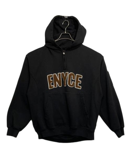 ENYCE（エニーチェ）ENYCE (エニーチェ) ハーフジップパーカー ブラック サイズ:XLの古着・服飾アイテム