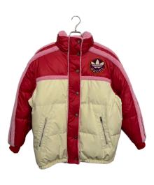 GUCCI×adidas（グッチ×アディダス）の古着「リバーシブルジャケット」｜レッドxピンクxベージュ