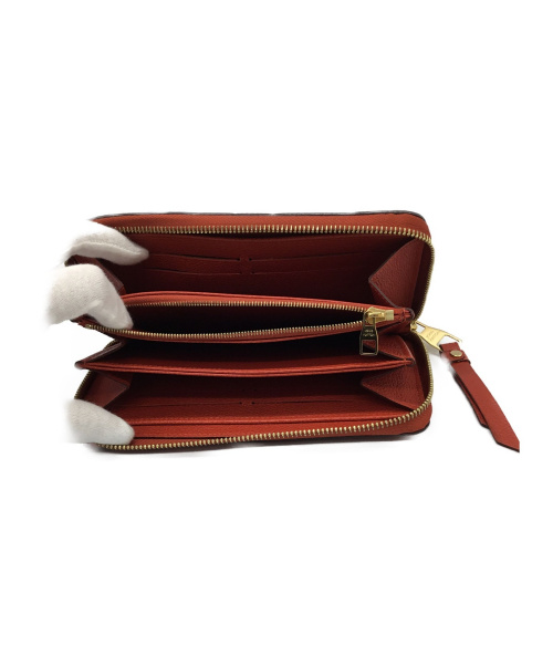 LOUIS VUITTON（ルイ ヴィトン）LOUIS VUITTON (ルイヴィトン) モノグラム・アンプラント　ジッピー・ウォレット レッド モノグラムアンプラント M60547 TN1164の古着・服飾アイテム