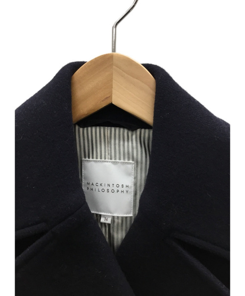 MACKINTOSH（マッキントッシュ）MACKINTOSH (マッキントッシュ) メルトンPコート ネイビー サイズ:36の古着・服飾アイテム