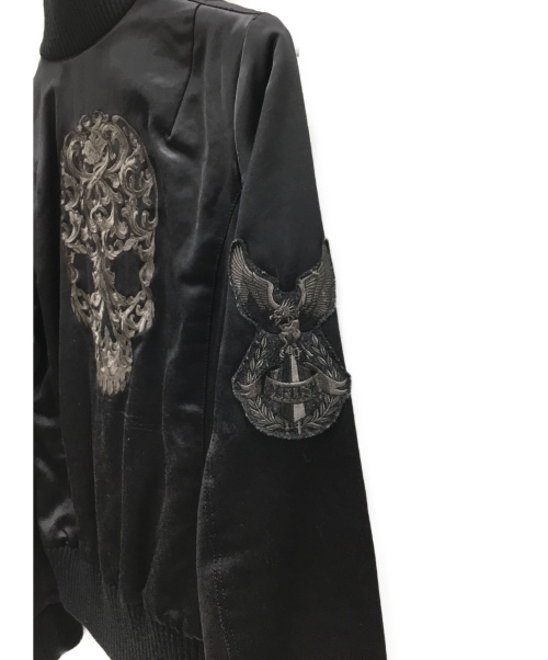 Obelisk（オベリスク）Obelisk (オベリスク) MA-1ジャケット ブラック サイズ:Sの古着・服飾アイテム