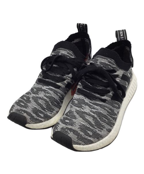 adidas（アディダス）adidas (アディダス) エヌエムディー R2 プライムニット ブラック×ホワイト サイズ:UK7の古着・服飾アイテム