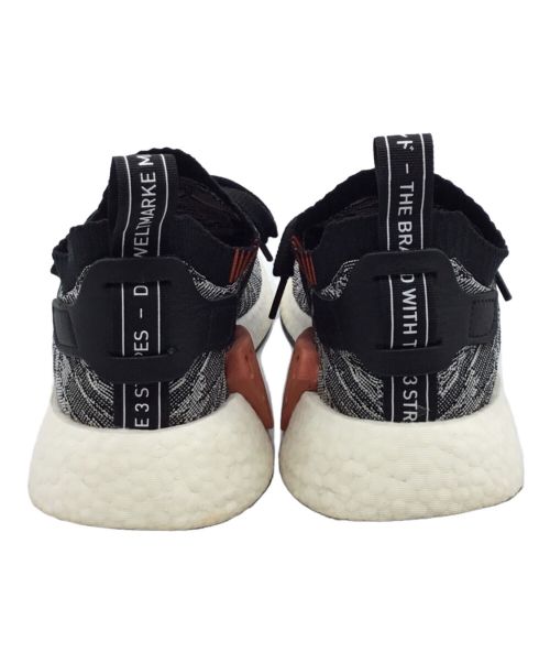 adidas（アディダス）adidas (アディダス) エヌエムディー R2 プライムニット ブラック×ホワイト サイズ:UK7の古着・服飾アイテム