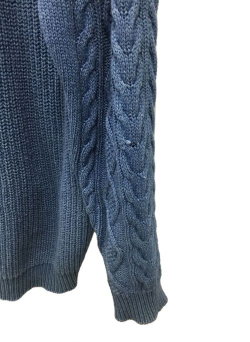 UNIVERD72（ユニバード72）UNIVERD72 (ユニバード72) ショールカラーカーディガン インディゴ サイズ:Lの古着・服飾アイテム