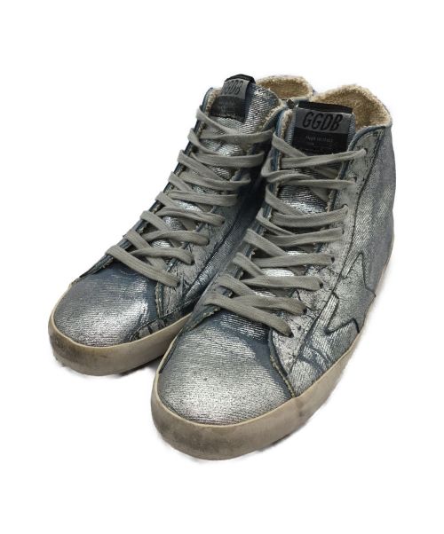 GOLDEN GOOSE DELUXE BRAND（ゴールデングースデラックスブランド）GOLDEN GOOSE DELUXE BRAND (ゴールデングースデラックスブランド) ハイカットスニーカー シルバー サイズ:41の古着・服飾アイテム