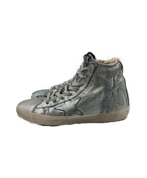 GOLDEN GOOSE DELUXE BRAND（ゴールデングースデラックスブランド）GOLDEN GOOSE DELUXE BRAND (ゴールデングースデラックスブランド) ハイカットスニーカー シルバー サイズ:41の古着・服飾アイテム