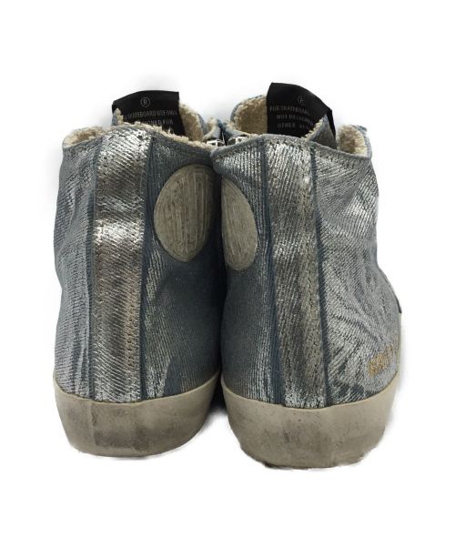 GOLDEN GOOSE DELUXE BRAND（ゴールデングースデラックスブランド）GOLDEN GOOSE DELUXE BRAND (ゴールデングースデラックスブランド) ハイカットスニーカー シルバー サイズ:41の古着・服飾アイテム