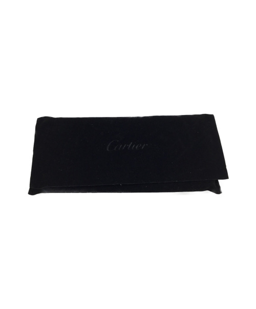 Cartier（カルティエ）Cartier (カルティエ) 長財布 ブラック カボション L3000585 レザーの古着・服飾アイテム