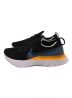 NIKE (ナイキ) リアクト インフィニティラン フライニット ブラック×ブルー×オレンジ サイズ:26：2980円