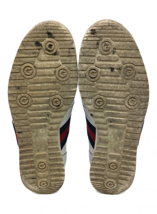 GUCCI（グッチ）GUCCI (グッチ) スニーカー ホワイト サイズ:27.5の古着・服飾アイテム