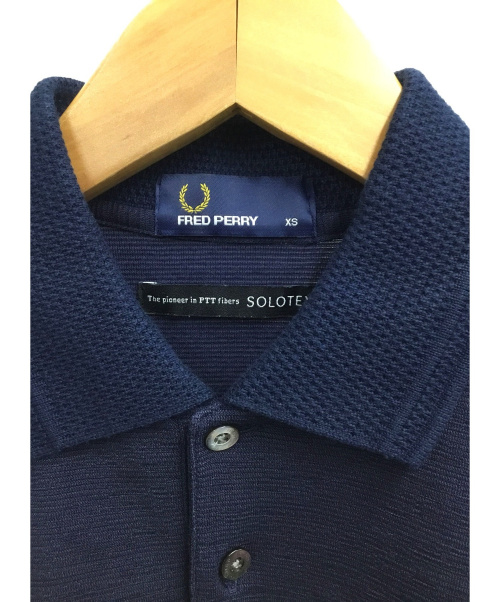 FRED PERRY（フレッドペリー）FRED PERRY (フレッドペリー) ポロシャツ ネイビー サイズ:XSの古着・服飾アイテム