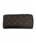 LOUIS VUITTON（ルイ ヴィトン）の古着「ジッピーウォレット・ヴェルティカル」｜ブラウン×ブラック