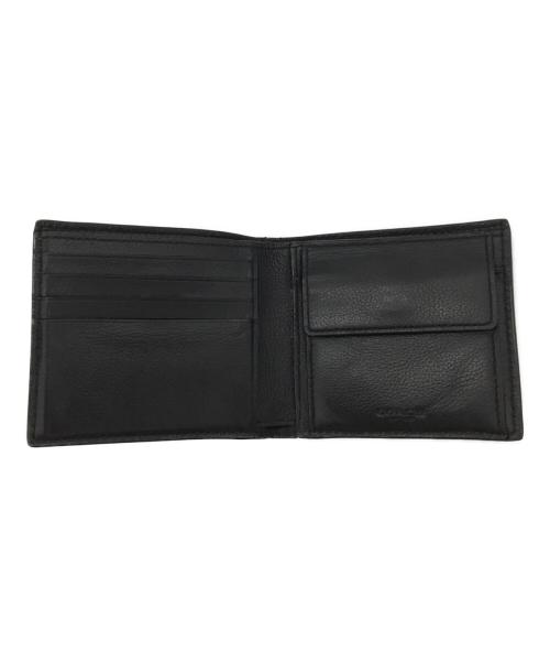 COACH（コーチ）COACH (コーチ) 2つ折り財布 ブラックの古着・服飾アイテム