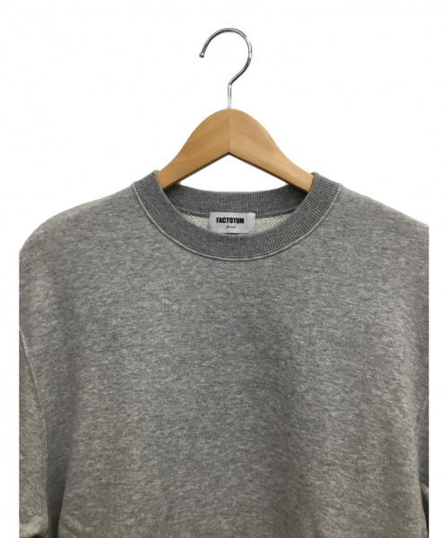 FACTOTUM（ファクトタム）FACTOTUM (ファクトタム) 半袖スウェット グレー サイズ:44の古着・服飾アイテム