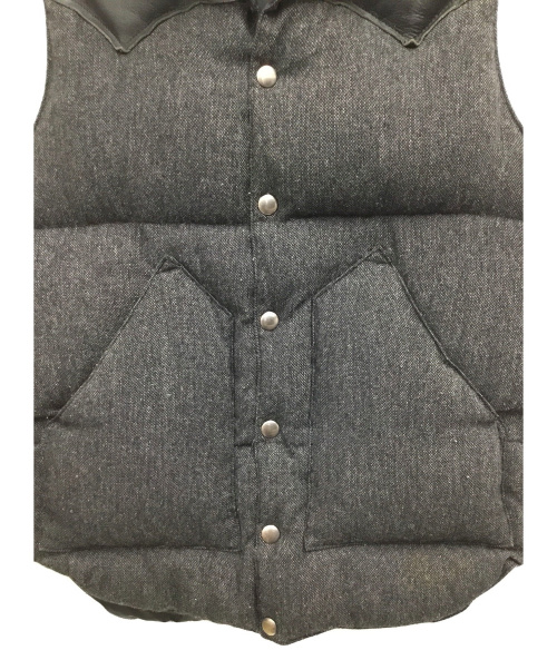 RockyMountainFeatherBed（ロッキーマウンテンフェザーベッド）RockyMountainFeatherBed (ロッキーマウンテンフェザーベッド) ダウンベスト グレー サイズ:36の古着・服飾アイテム