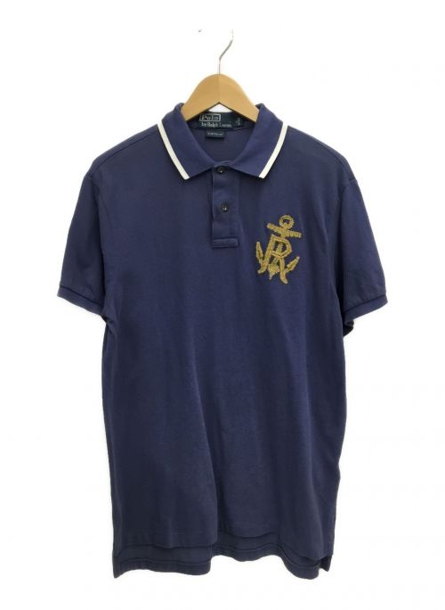 POLO RALPH LAUREN（ポロ・ラルフローレン）POLO RALPH LAUREN (ポロ・ラルフローレン) ポロシャツ ネイビー サイズ:Mの古着・服飾アイテム