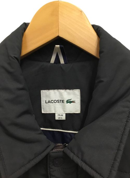 LACOSTE（ラコステ）LACOSTE (ラコステ) キルティングカーコート ブラック サイズ:Mの古着・服飾アイテム