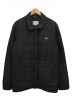 LACOSTE（ラコステ）の古着「キルティングカーコート」｜ブラック