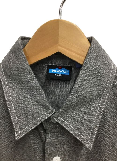 KAVU（カブー）KAVU (カブー) ループシャツ グレー サイズ:Sの古着・服飾アイテム