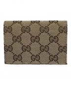 GUCCIグッチ）の古着「カードケース」｜カーキ