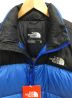 THE NORTH FACE (ザ ノース フェイス) ヌプシ3　 ダウンジャケット ブルー×ブラック サイズ:XS：9800円