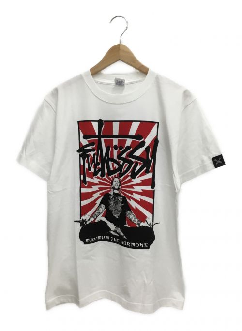 マキシマムザホルモン（マキシマムザホルモン）マキシマムザホルモン (マキシマムザホルモン) Tシャツ ホワイト サイズ:Mの古着・服飾アイテム