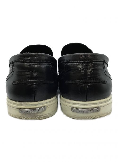 JIMMY CHOO（ジミーチュウ）JIMMY CHOO (ジミーチュウ) ローファー ブラック サイズ:43の古着・服飾アイテム