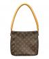 LOUIS VUITTON（ルイ ヴィトン）の古着「ショルダーバッグ モノグラム ルーピングMM」｜ブラウン