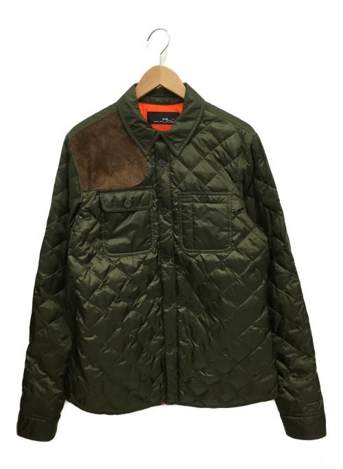 RALPH LAUREN RLX（ラルフローレンアール エルエックス）RALPH LAUREN RLX (ラルフローレンアール エルエックス) キルティングダウンジャケット カーキ サイズ:Sの古着・服飾アイテム