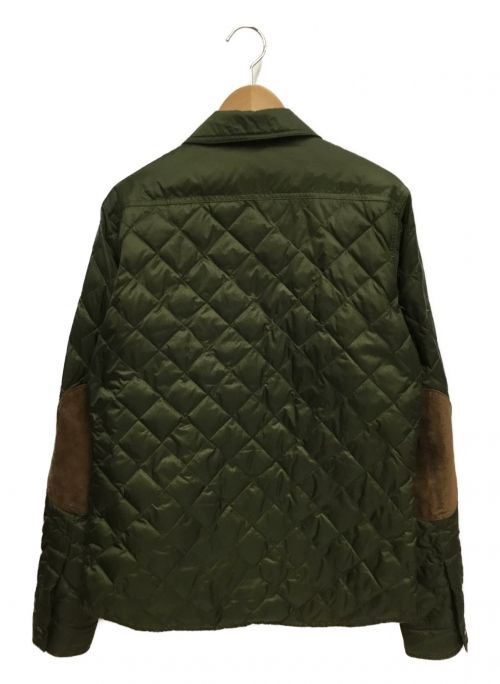 RALPH LAUREN RLX（ラルフローレンアール エルエックス）RALPH LAUREN RLX (ラルフローレンアール エルエックス) キルティングダウンジャケット カーキ サイズ:Sの古着・服飾アイテム
