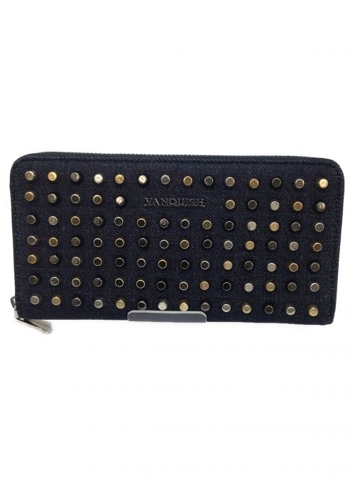 VANQUISH（ヴァンキッシュ）VANQUISH (ヴァンキッシュ) 長財布 ネイビーの古着・服飾アイテム