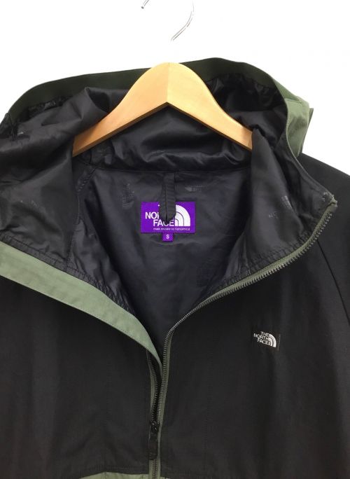 THE NORTHFACE PURPLELABEL（ザ・ノースフェイス パープルレーベル）THE NORTHFACE PURPLELABEL (ザノースフェイス パープルレーベル) マウンテンパーカー グリーン×ブラック サイズ:Sの古着・服飾アイテム