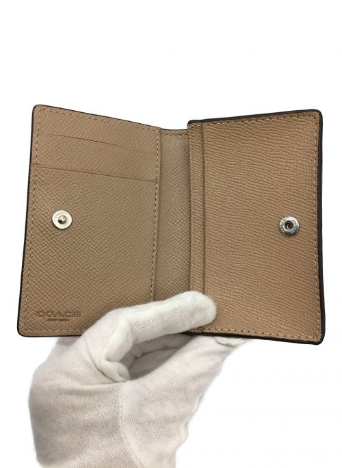 COACH（コーチ）COACH (コーチ) カードケース ベージュの古着・服飾アイテム