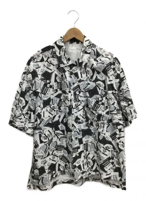 Name.（ネーム）Name. (ネーム) 半袖シャツ ホワイト×ブラック サイズ:2の古着・服飾アイテム