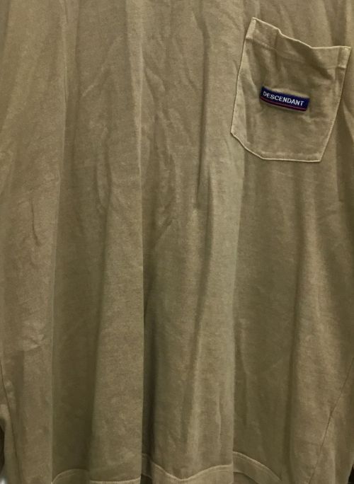 DESCENDANT（ディセンダント）DESCENDANT (ディセンダント) ロングスリーブカットソー ベージュ サイズ:2の古着・服飾アイテム