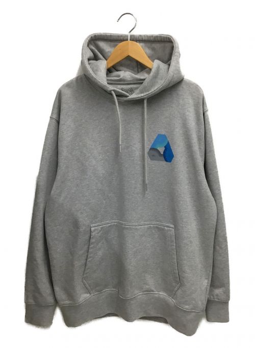 PALACE（パレス）PALACE (パレス) プルオーバーパーカー グレー サイズ:Lの古着・服飾アイテム