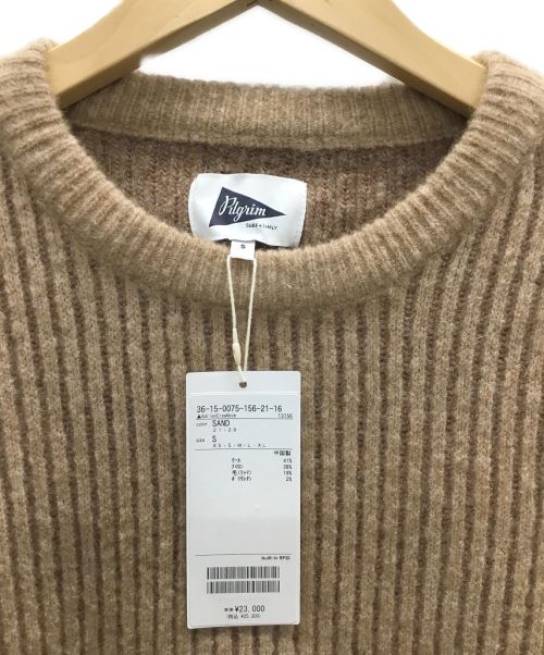 Pilgrim（ピルグリム）Pilgrim (ピルグリム) ウールニット ブラウン サイズ:Sの古着・服飾アイテム